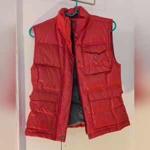 Ferrari Red Puffer vest Xs